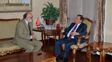 Sırbistan'ın Ankara Büyükelçisi Vucetic, Vali Vekili Eren'i Ziyaret Etti