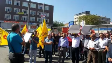 Söke'de Eğitim-Sen'den Kobani Grevi