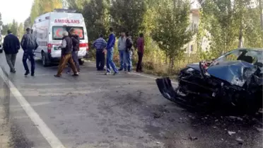 Göksun'da Şehit Taziyesine Giderken Kaza: 1 Ölü, 2 Yaralı