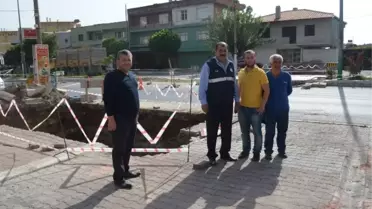 Söke'nin Sazlı Mahallesinde Yayalar İçin Üst Geçit Çalışmaları Başladı