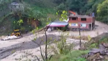 Doğankent'de Etkili Sağanak