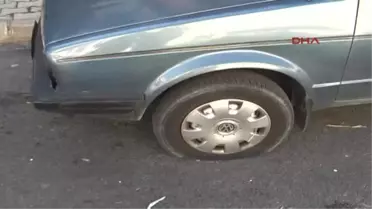 Isparta'da 14 Aracın Lastiği Kesildi