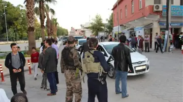 Vali ile Komutan, Nusaybin'de Esnafı Ziyaret Etti