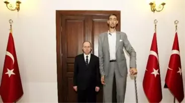 Dünyanın En Uzun Adamı Vali Kılıçlar'ı Ziyaret Etti