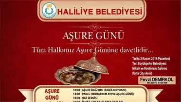 Haliliye Belediyesi Aşure Günü etkinliğine Hazırlanıyor