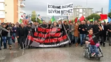 Van'da Kobani Yürüyüşü