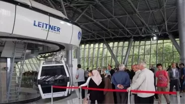 Bursa'daki Teleferik Hattı Yapımı