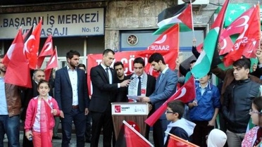 Sp'liler Mescid-İ Aksa İçin İsrail'i Protesto Etti