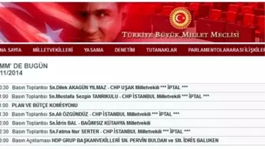 4 CHP'li Vekilin Basın Toplantısı İptal Edildi