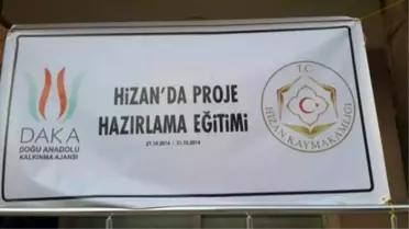 Hizan'da Proje Hazırlama Eğitimi Sona Erdi