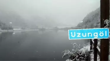 Turizm Merkezi Uzungöl'den Kar Manzaraları