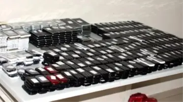 Şırnak'ta Kaçak Telefon ve Sigara Ele Geçirildi