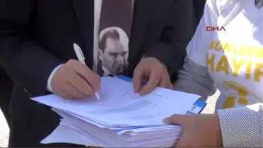 Mersin Nükleer Karşıtlarından ÇED Raporuna 3 Bin Dilekçeli İtiraz