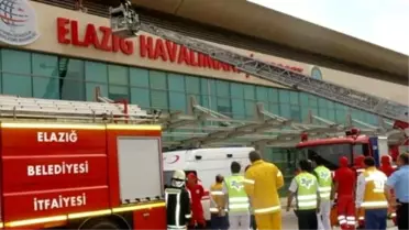 Elazığ Havalimanı'nda Yangın Tatbikatı