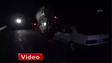 Bartın'da Yola Düşen Tünel Kalıbı Kazaya Neden Oldu