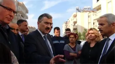 Aydın Valisi, Boşaltılan Sitelerde İnceleme Yaptı
