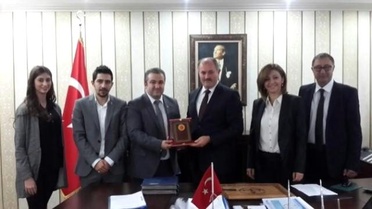 Cenik ve Yönetimi, Milli Eğitim Müdürü Bozkurt'u Ziyaret Etti
