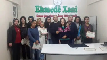 Ehmedê Xanî Kürtçe Kursu Sona Erdi