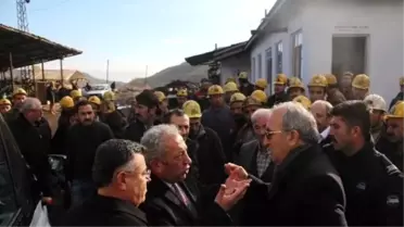 Maden Sahibi ve CHP'liler Arasında Kapatma Gerginliği