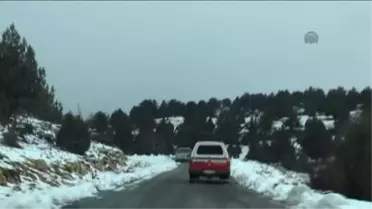 Erdemli'de Çoban ve Koyunların Karla İmtihanı