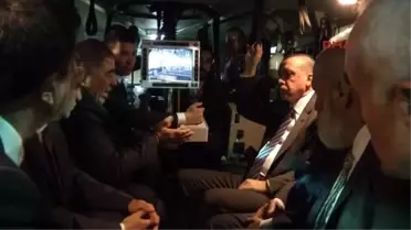 Erdoğan Zırhlı Araca Bindi, Sultan Kösen ile Sohbet Etti