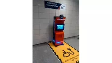 Engellilerin Akülü Araçları İçin Metrolara Şarj Üniteleri Konuldu