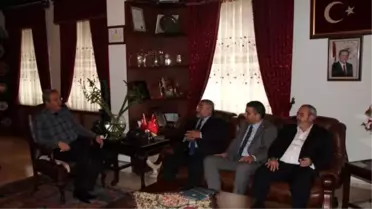Tüm Nevşehirliler Federasyonu Başkanı Şen, Ünver'i Ziyaret Etti