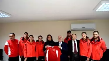 Kros Milli Takımı'ndan, Edirne Valisi Şahin'e Ziyaret