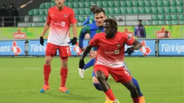 Çaykur Rizespor, Gaziantepspora Karşı Maçın İlk Devresinde 1-0 Yenik