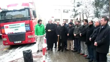 Suriye'deki Türkmenlere Nevşehir'den 120'nci Yardım Tırı