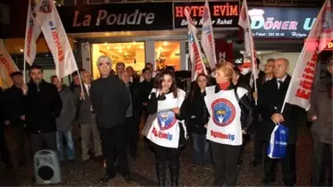 Tandoğan Müdahalesi Balıkesir'de Protesto Edildi