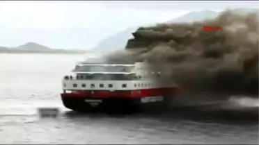Akdeniz'de Yolcu Gemisinde Yangın