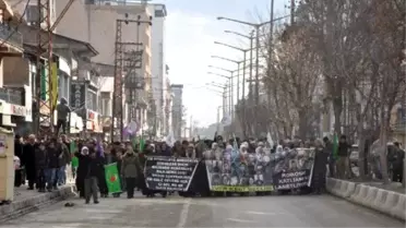 Van ve Yüksekova'da Uludere Yürüyüşü