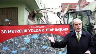 Çelebi Mehmet Bulvarı'nda İkinci Etap Başladı