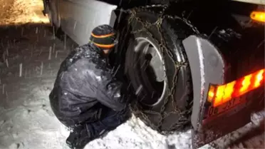 Bingöl, Tunceli, Elazığ'da Kar Yolları Kapattı