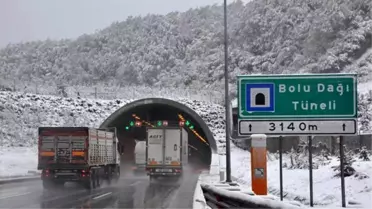 Bolu Dağı Tüneli Ulaşıma Kapandı