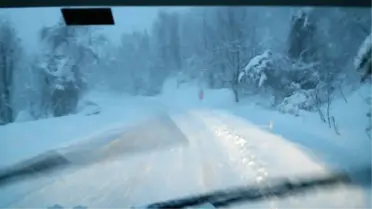 Bursa-Orhaneli Yolunda Kar Çilesi