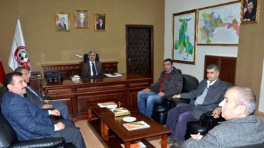 Başkan Ağcan'dan Başkan Polat'a Ziyaret