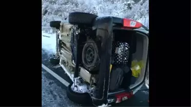 Çaykur Rizesporlu Sercan Trafik Kazası Geçirdi