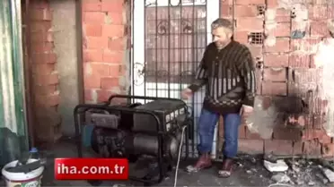 Gecekonduda Jeneratörle Yaşam Mücadelesi