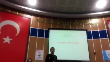 Hakkari'de 'Verem Savaş Haftası' Konferansı Düzenlendi