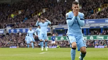 Manchester City, Everton'la 1-1 Berabere Kaldı