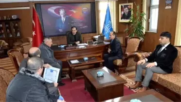 Palandöken Belediye Başkanı Bulutlar'a Üstün Hizmet Belgesi Verildi