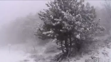 Muğla'nın Yüksek Kesimlerinde Kar Yağışı Etkili Oluyor