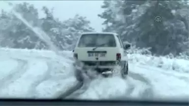 Muğla'nın Yüksek Kesimlerinde Kar Yağışı Etkili Oluyor