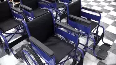 Ordu'da Engellilere Tekerlekli Sandalye Dağıtıldı
