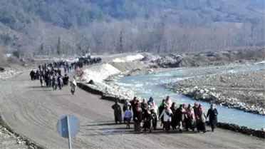 Kozcağız Barajı'nda Kamulaştırma Eylemi