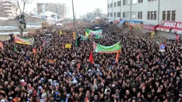 Van'da Öcalan'a Özgürlük Yürüyüşü