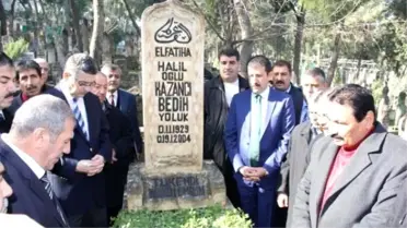 Kazancı Bedih Mezarı Başında Anıldı