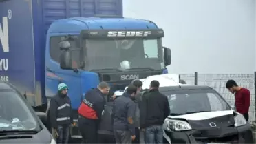 Bursa'da 7 Araç Birbirine Girdi